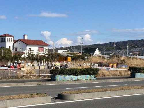 久能海岸からの富士山