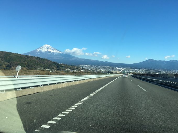 富士山と東名高速