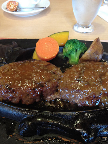 さわやか げんこつハンバーグランチ！